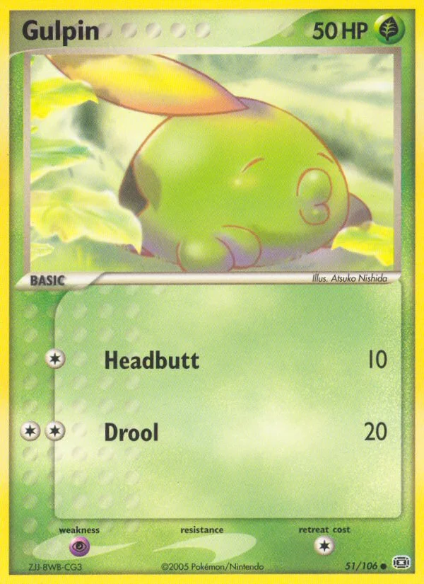 Gulpin Pokemon card
