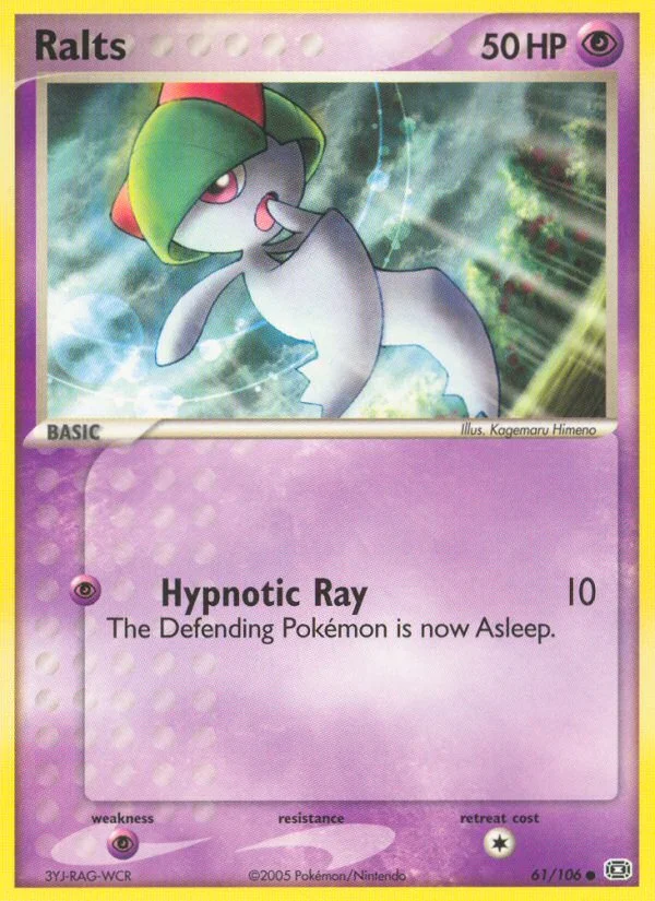 Ralts Pokemon card