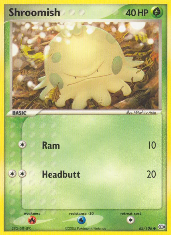 Shroomish Pokemon card