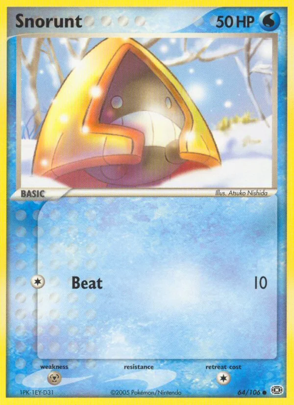 Snorunt Pokemon card