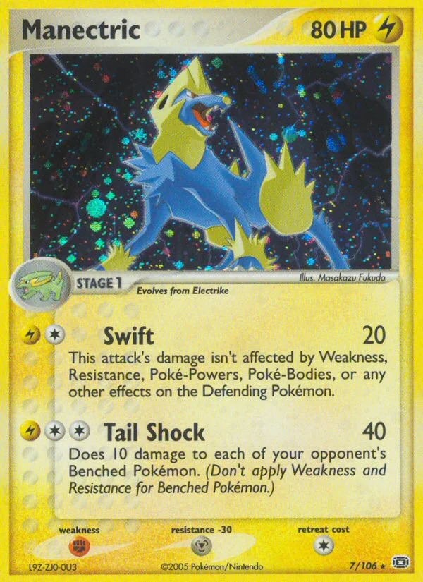 Manectric Pokemon card
