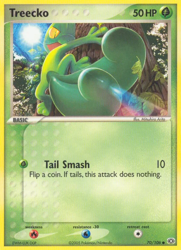 Treecko Pokemon card