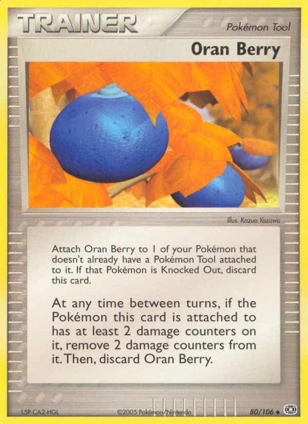 Oran Berry Pokemon card