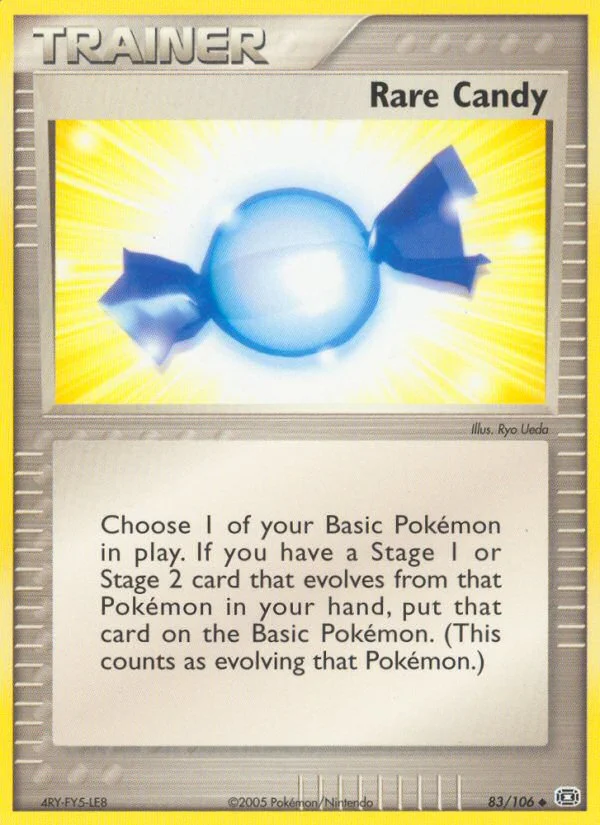 Rare Candy Pokemon card