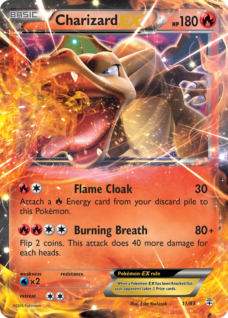 Charizard-EX Pokemon card