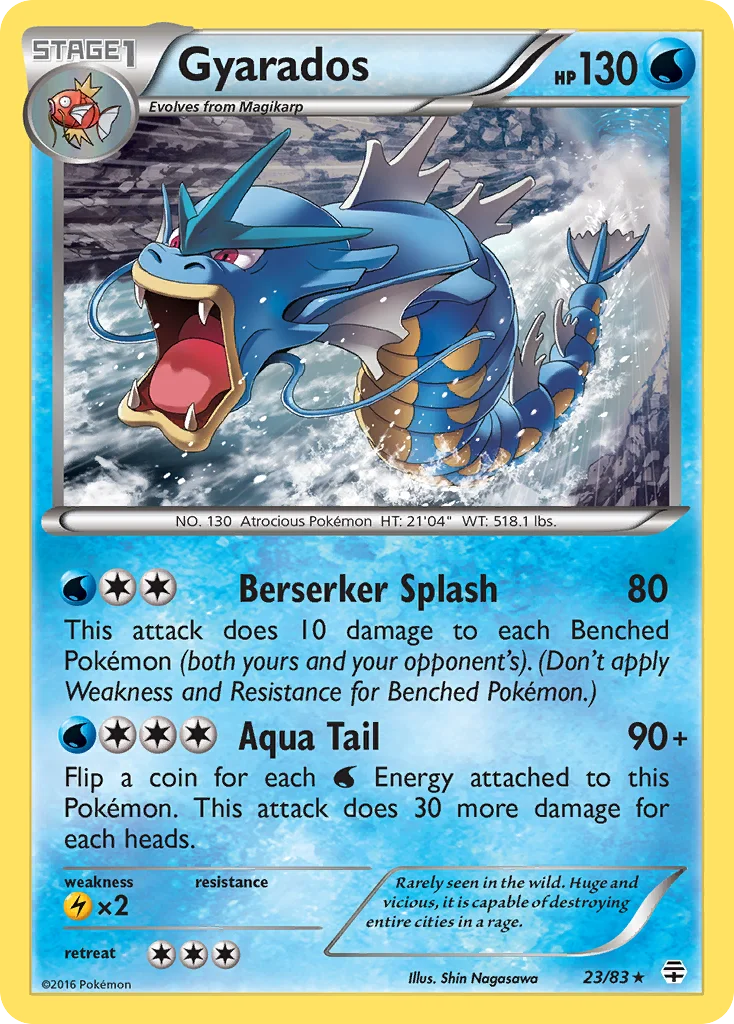 Gyarados Pokemon card