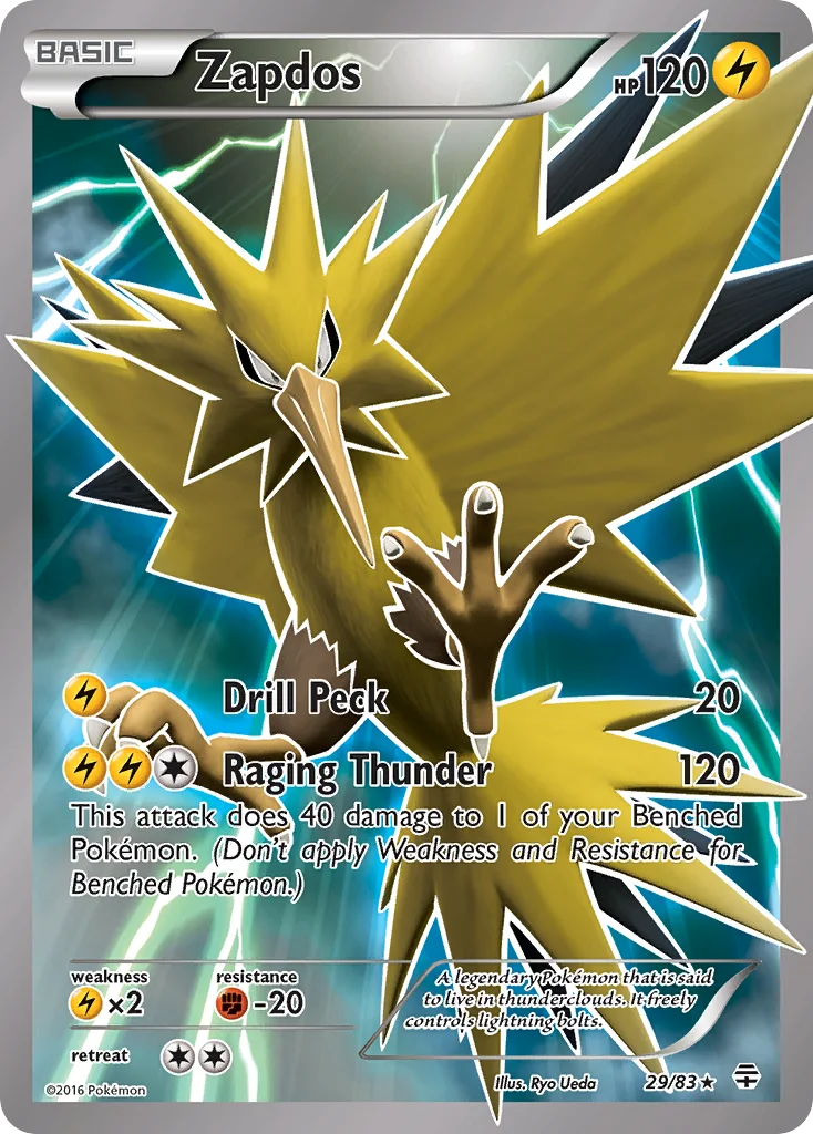 Zapdos Pokemon card