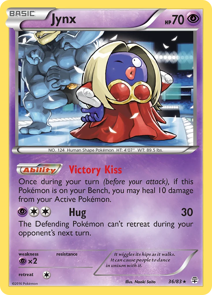 Jynx Pokemon card
