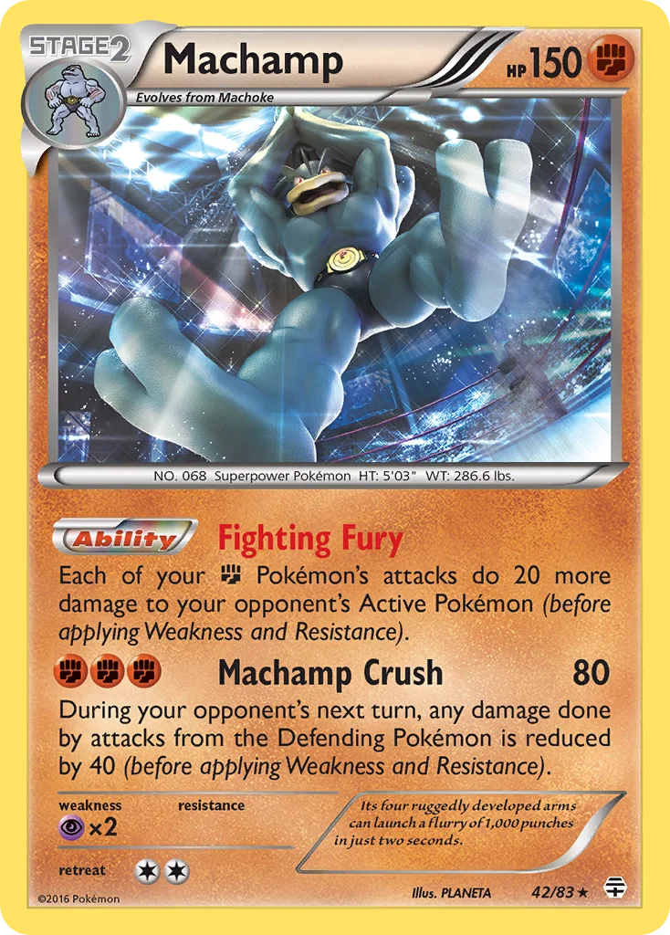 Machamp Pokemon card