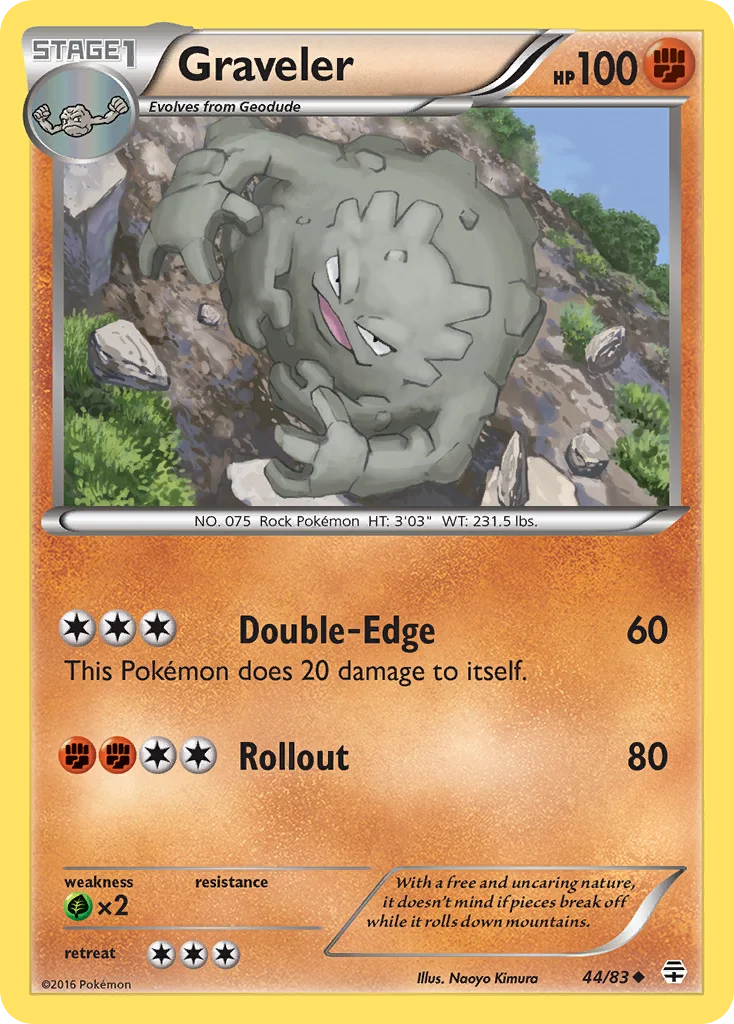 Graveler Pokemon card
