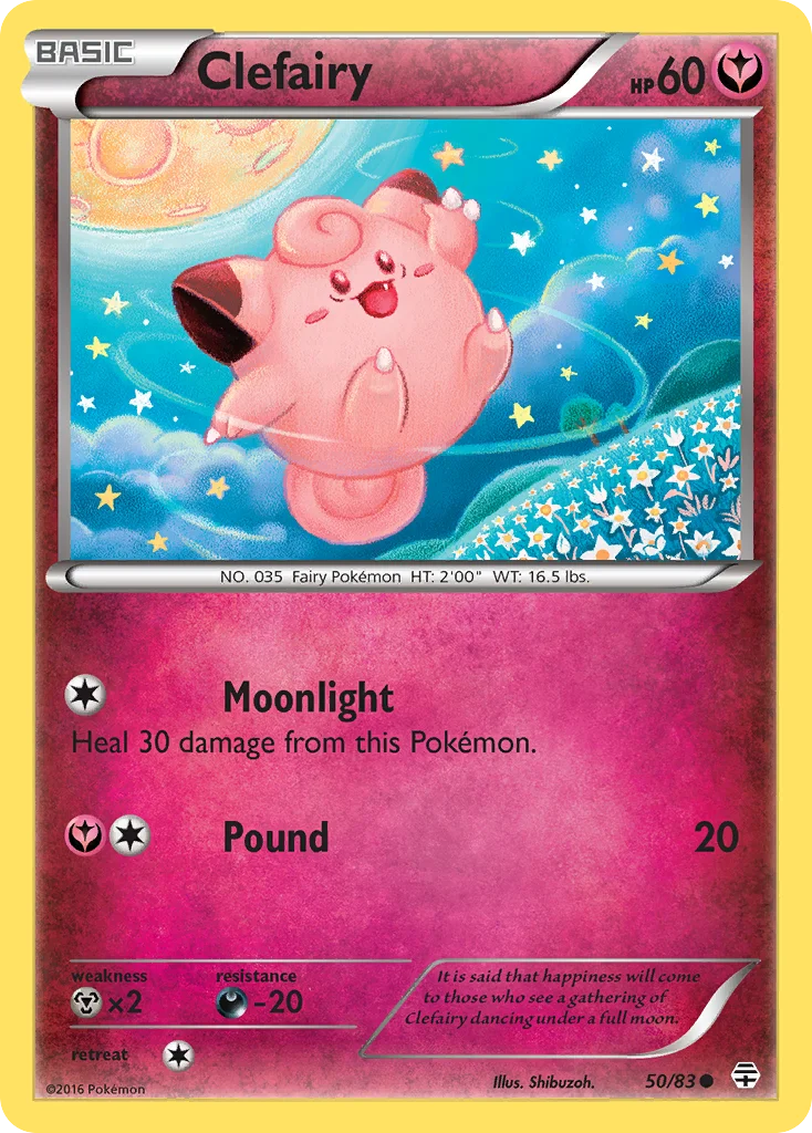 Clefairy Pokemon card