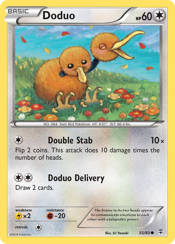 Doduo Pokemon card