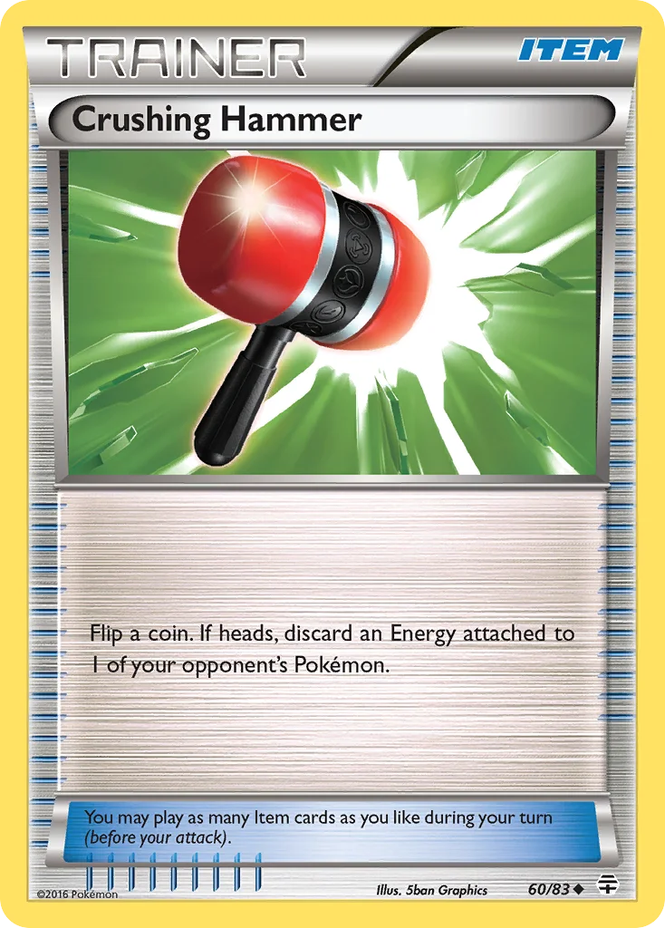 Crushing Hammer Pokemon card