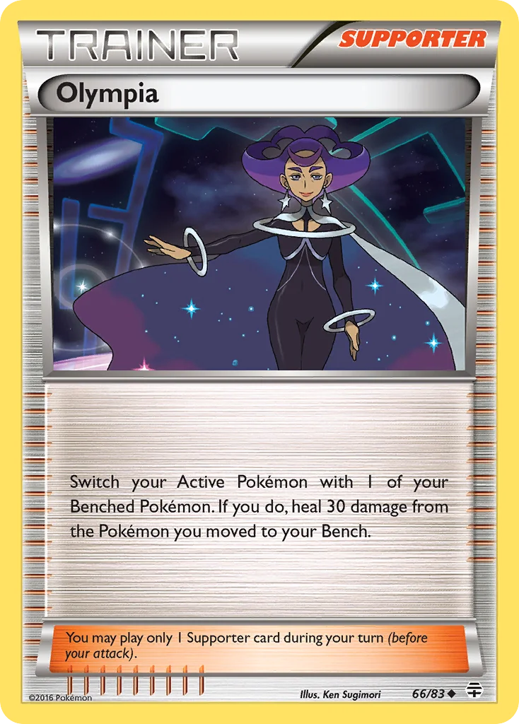 Olympia Pokemon card