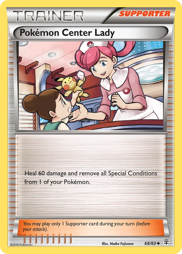 Pokémon Center Lady Pokemon card