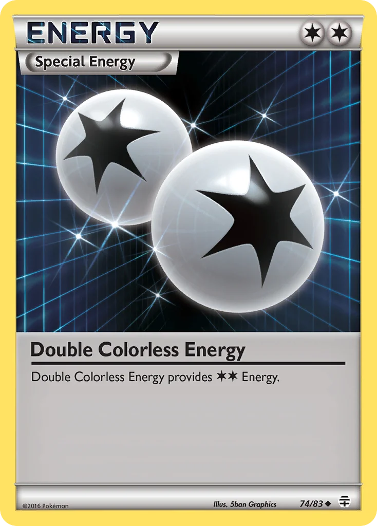 Double Colorless Energy Pokemon card