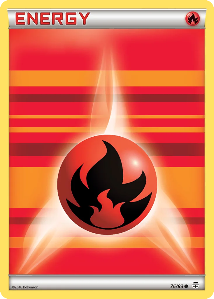 Fire Energy Pokemon card