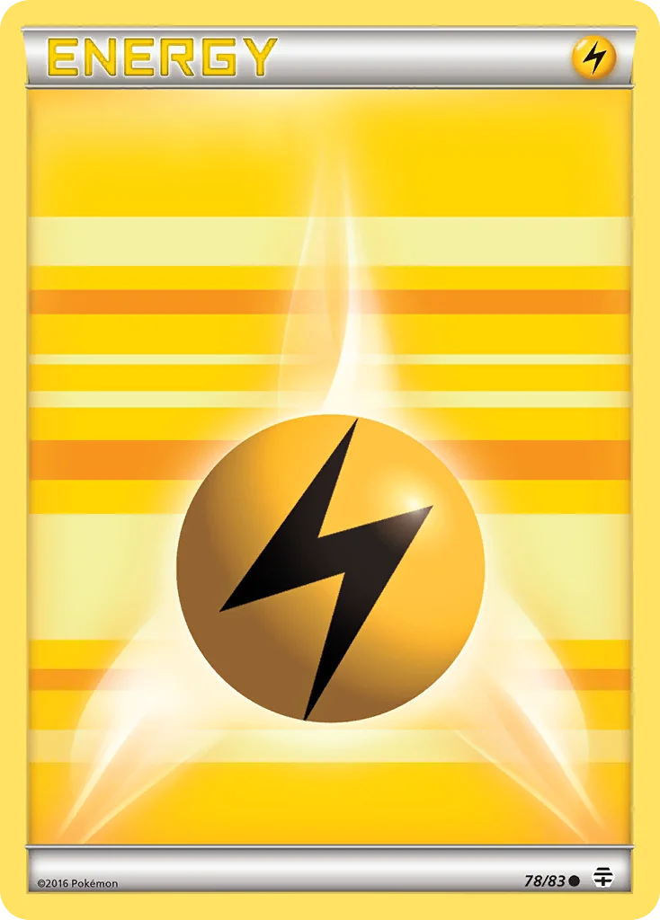 Lightning Energy Pokemon card