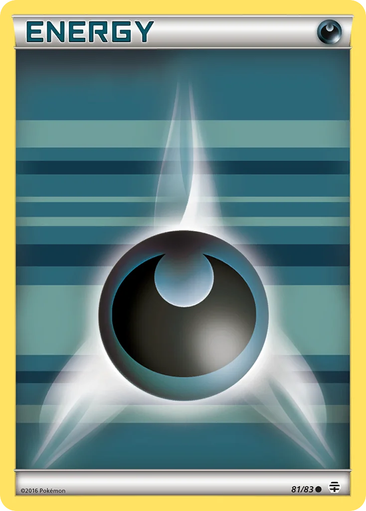 Darkness Energy Pokemon card