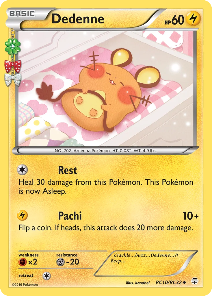 Dedenne Pokemon card