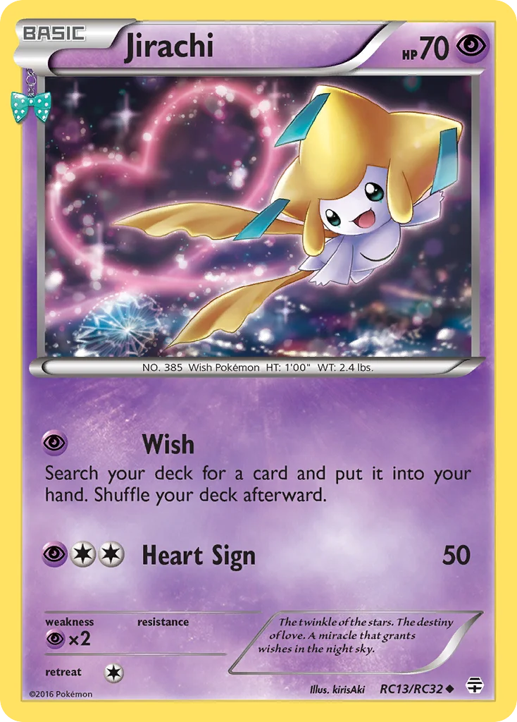 Jirachi Pokemon card