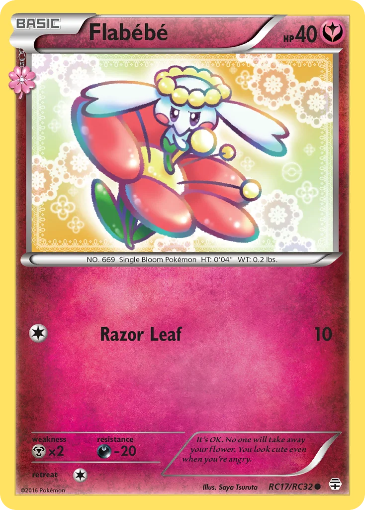 Flabébé Pokemon card