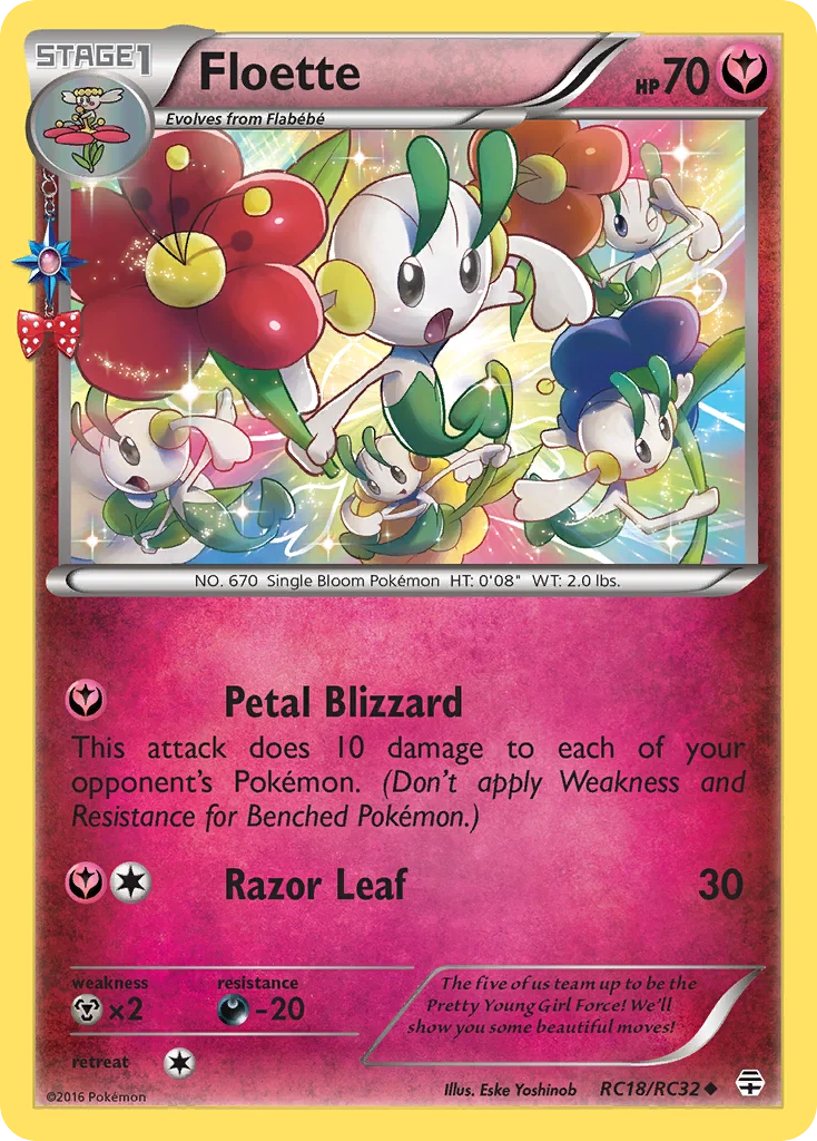 Floette Pokemon card