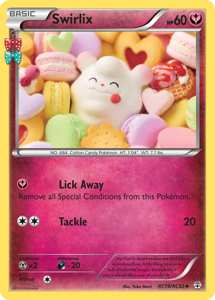 Swirlix Pokemon card