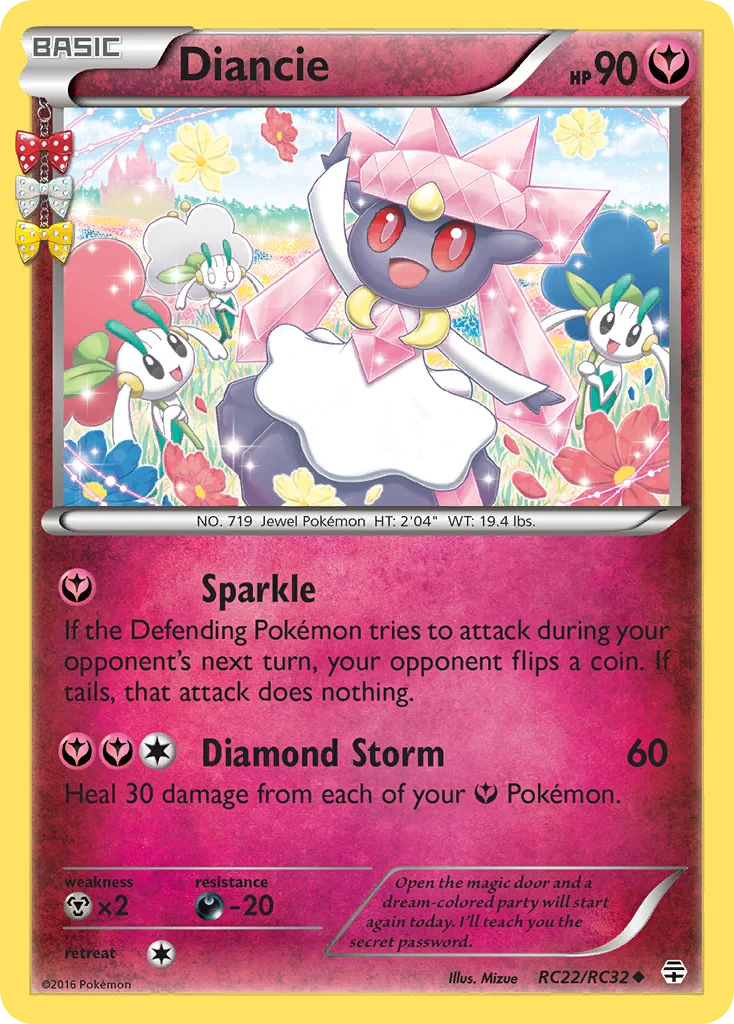 Diancie Pokemon card