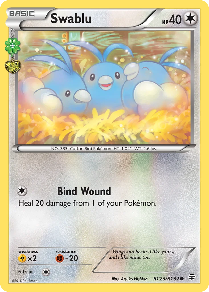 Swablu Pokemon card