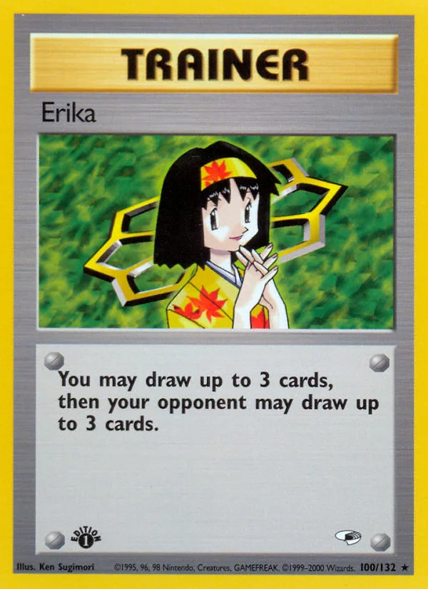 Erika Pokemon card