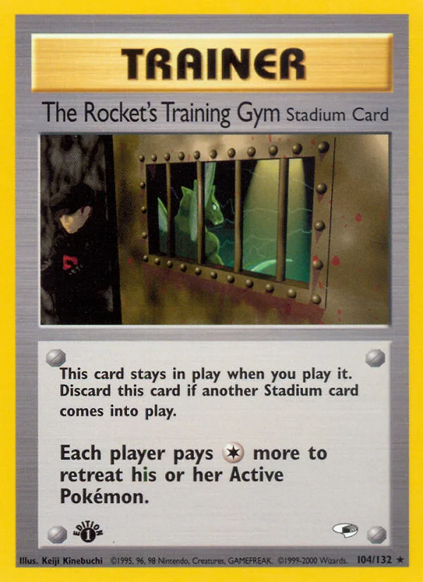 The Rocket's Training Gym Pokemon card