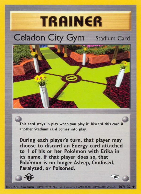 Celadon City Gym Pokemon card