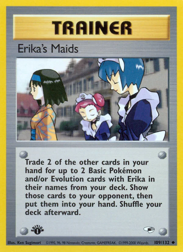 Erika's Maids Pokemon card