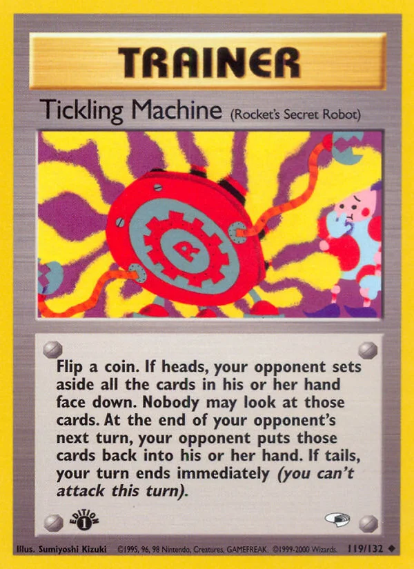 Tickling Machine Pokemon card
