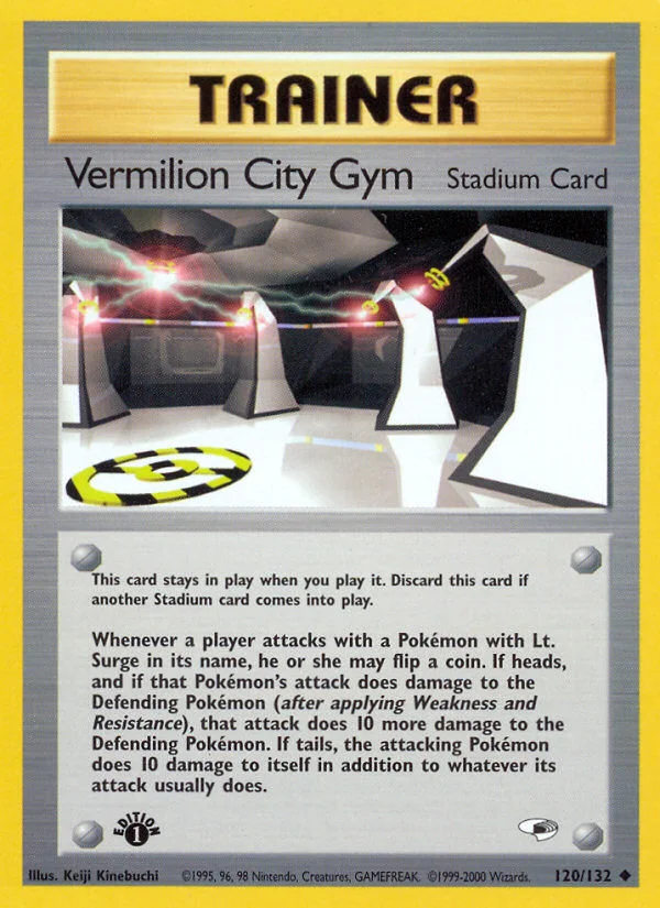 Vermilion City Gym Pokemon card