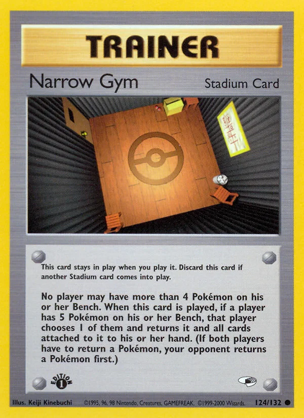 Narrow Gym Pokemon card