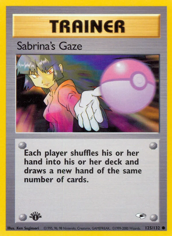 Sabrina's Gaze Pokemon card