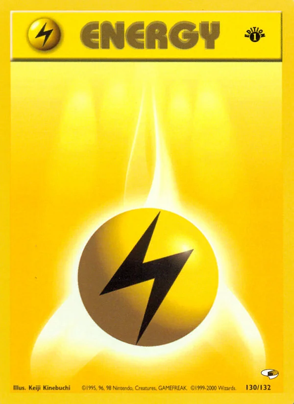Lightning Energy Pokemon card