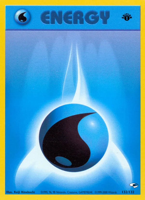 Water Energy Pokemon card