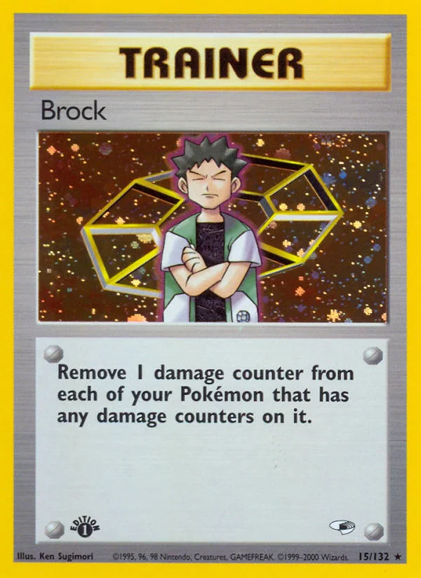 Brock Pokemon card