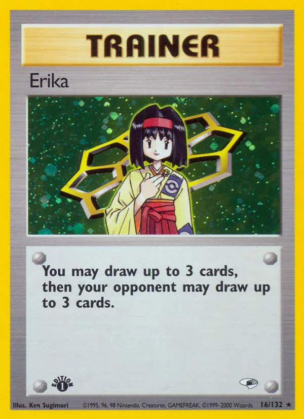 Erika Pokemon card