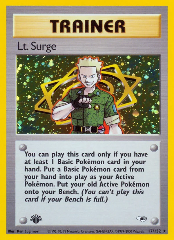 Lt. Surge Pokemon card