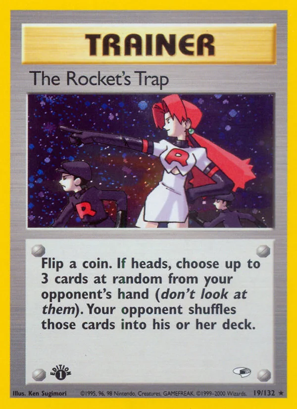 The Rocket's Trap Pokemon card