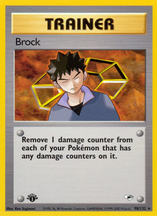 Brock Pokemon card