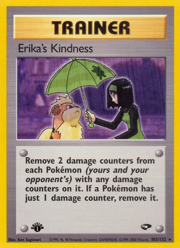 Erika's Kindness Pokemon card
