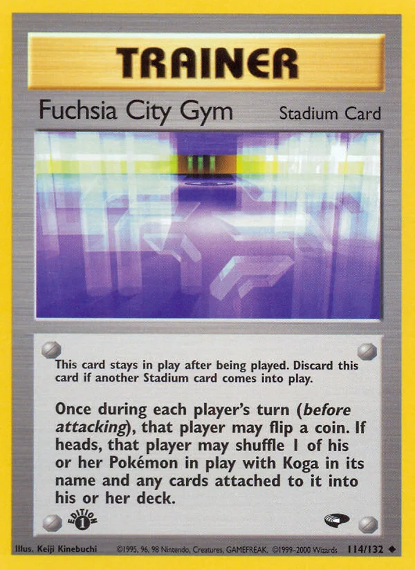 Fuchsia City Gym Pokemon card