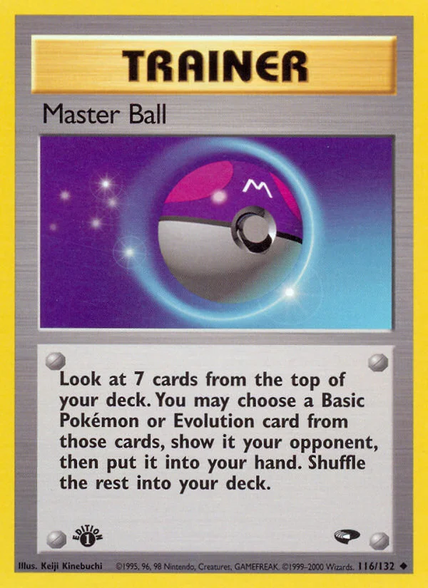 Master Ball Pokemon card