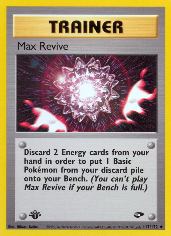 Max Revive Pokemon card