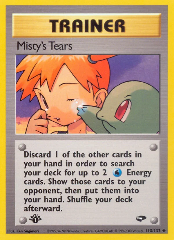 Misty's Tears Pokemon card